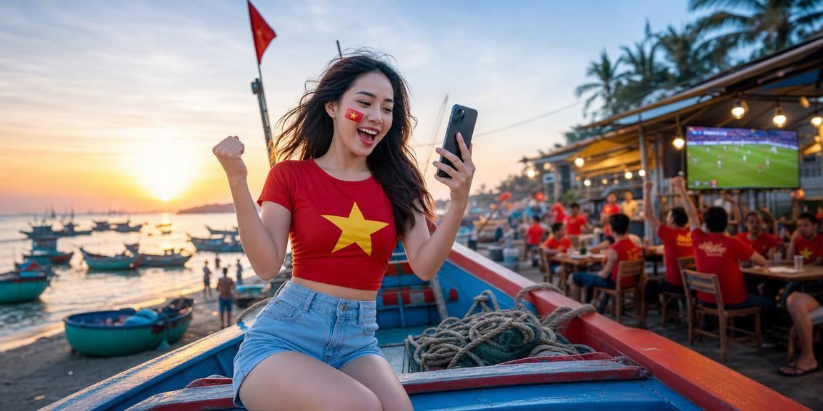 Quang cảnh sòng bạc di động tại bãi biển Mũi Né